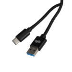HEYNER Καλώδιο φόρτισης USB type C 3.0 μαύρο 1m