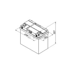 BOSCH S4021 12V 45AH, 330A