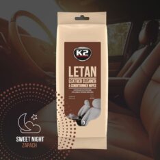 K210 - K2 LETAN WIPES 24pcs - Μαντηλάκια καθαρισμού δερμάτινης ταπετσαρίας
