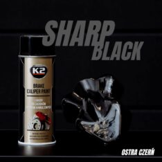 L346CA - K2 Brake caliper paint black 400ml - Σπρέι βαφής για φρένα αυτοκινήτου μαύρο