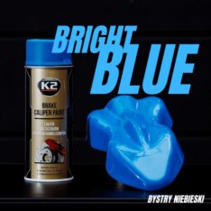 L346NI - K2 Brake caliper paint blue 400ml - Σπρέι βαφής για φρένα αυτοκινήτου μπλε