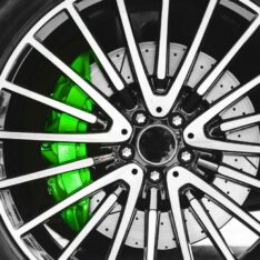 L346ZI - K2 Brake caliper paint green 400ml - Σπρέι βαφής για φρένα αυτοκινήτου πράσινο