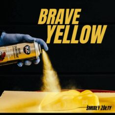 L346ZO - K2 Brake caliper paint yellow 400ml - Σπρέι βαφής για φρένα αυτοκινήτου κίτρινο