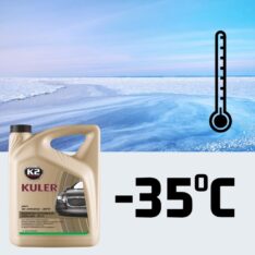 T205Z - K2 KULER -35°C G11 5L - Αντιψυκτικό πράσινο έτοιμο προς χρήση