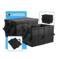 AW110 - CARDOS Trunk Organizer XXL - Πτυσσόμενος Σάκος Οργάνωσης Πορτμπαγκάζ Αυτοκινήτου 64L, με Θήκες & Velcro Μεγάλος και ανθεκτικός organizer πορτμπαγκάζ για απόλυτη τάξη, ασφάλεια και άνεση σε κάθε διαδρομή.