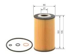 BOSCH Filter P9108 - 1 457 429 108 - Φίλτρο λαδιού BMW